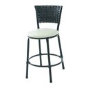 Ver imagem 4 de Kit 2 Banquetas Baixa Cozinha Encosto Juncado