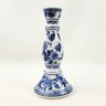 Castiçal Azul e Branco Candelabro Porcelana Decoração - 5