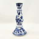 Ver imagem 5 de Castiçal Azul e Branco Candelabro Porcelana Decoração