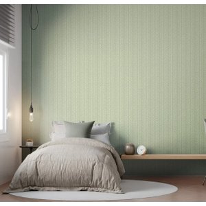 Papel de Parede Bobinex Revoada - Franjinha Verde Oliva 4448