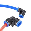 Ver imagem 3 de 10 Cotovelos União Conexão Emenda 10mm Pu Pneumática Engate Rápido