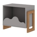 Ver imagem 3 de Estante Organizadora Multiuso com Pés 0934 100% Mdf Nuvem Genialflex