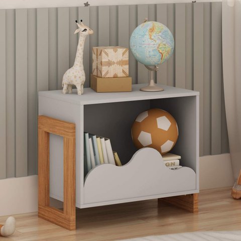 Estante Organizadora Multiuso com Pés 0934 100% Mdf Nuvem Genialflex