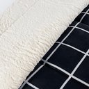 Ver imagem 4 de Coberdrom Sherpa e Flannel Austin Solteiro Manta 100g 01 Peça - Preto