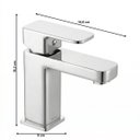 Ver imagem 4 de Torneira Monocomando Lavatório Bancada Axiom Slim 27015 Meber - Cromado