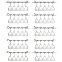 Ver imagem 1 de 12 Suporte para Taças Cromado Aramado Adega Bar Vinho 25cm