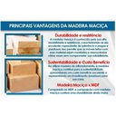 Ver imagem 2 de Mesa Cozinha Mira Premium Madeira Maciça C/ Tampo Madeirado C/ Vidro 160x90cm e 6 Cadeiras Alice