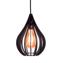 Ver imagem 2 de Luminária Teto Lustre Pendente Balcão Cozinha Sala Chile:Preto