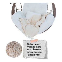Manta Sofá Decoração 1,40 X 2,30 - 3