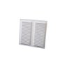 Grade Ventilação de Superfície 36x34cm Retangular Branco - 1
