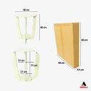 Ver imagem 7 de Mesa de Canto Sala de Estar Canadá com Base Clássica Curva Off White - Arkell