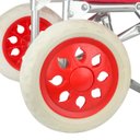 Ver imagem 3 de Carrinho de Compra Feira Dobrável 30kg Com Rodinhas:Vermelho
