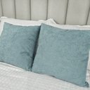 Ver imagem 2 de Kit 2 Capas Almofada Quadrada Bouclé 43x43 – Zíper Invisível, Texturizado