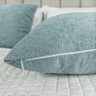 Kit 2 Capas para Almofada em Bouclé Quadrada Várias Cores Cor:verde Claro - 6