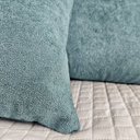 Ver imagem 5 de Kit 2 Capas para Almofada em Bouclé Quadrada Várias Cores Cor:verde Claro