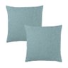 Kit 2 Capas para Almofada em Bouclé Quadrada Várias Cores Cor:verde Claro - 1