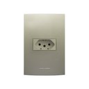 Ver imagem 1 de Tomada 10A com Placa 4X2 Inova Pro Class Alumbra