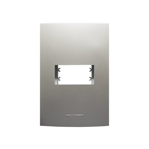 Placa 4X2 com Suporte Para 1 Módulo Inova Pro Class Alumbra