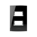 Ver imagem 1 de Placa 4X2 com Suporte Para 2 Módulos Distanciados Inova Pro Class Alumbra