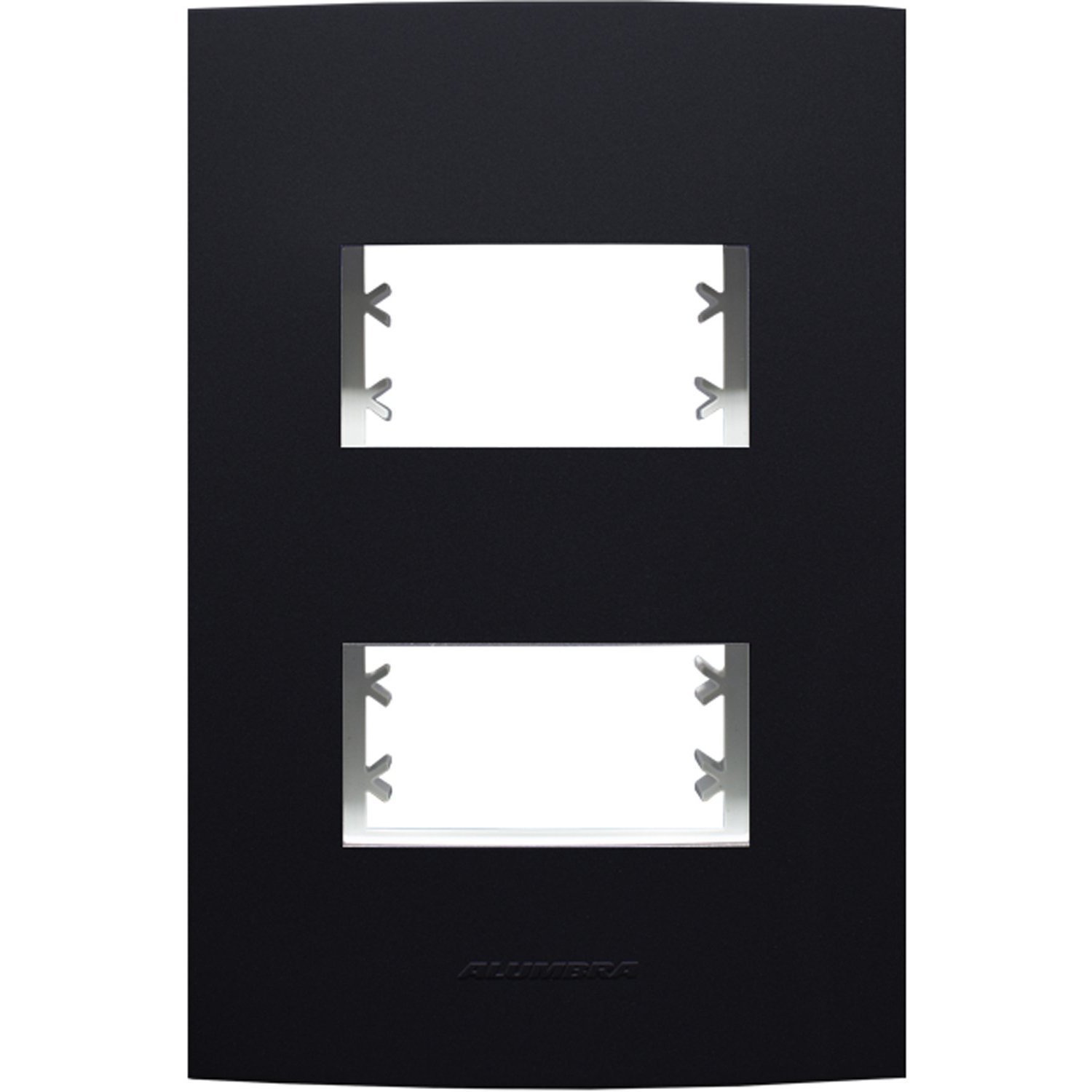 Placa 4X2 com Suporte Para 2 Módulos Distanciados Inova Pro Class Alumbra - 1