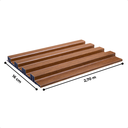 Ver imagem 3 de Painel Ripado 3d Kit 10 Placas Decorativo Parede 2,70m
