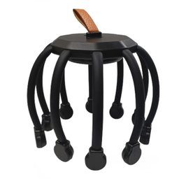 Massageador Eletrico Cabeça Couro Cabeludo Usb Recarregavel 10 Dedos Massagem Capilar Polvo Anti Est - 5