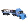 Carreta Scania 113h Graneleiro Lona Personalizada Miniatura - 5