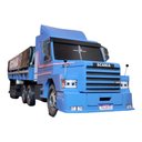 Ver imagem 3 de Carreta Scania 113h Graneleiro Lona Personalizada Miniatura