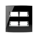 Ver imagem 1 de Placa 4X4 com Suporte Para 4 Módulos Distanciados Inova Pro Class Alumbra