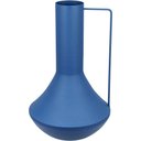 Ver imagem 1 de Vaso Decorativo Enfeite Casa Aparador Garrafa Home&co Metal 35x21x21cm Azul