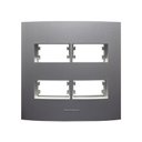 Ver imagem 1 de Placa 4X4 com Suporte Para 4 Módulos Distanciados Inova Pro Class Alumbra