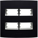 Ver imagem 1 de Placa 4X4 com Suporte Para 4 Módulos Distanciados Inova Pro Class Alumbra