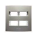 Ver imagem 1 de Placa 4X4 com Suporte Para 4 Módulos Distanciados Inova Pro Class Alumbra