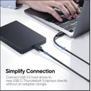 Ver imagem 5 de Kit 3 Cabos para Hd Externo Usb 3.1 Tipo C Alta Velocidade