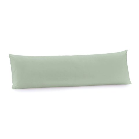 Fronha Body Pillow Altenburg Algodão Lux 200 Fios Básica Verde Claro