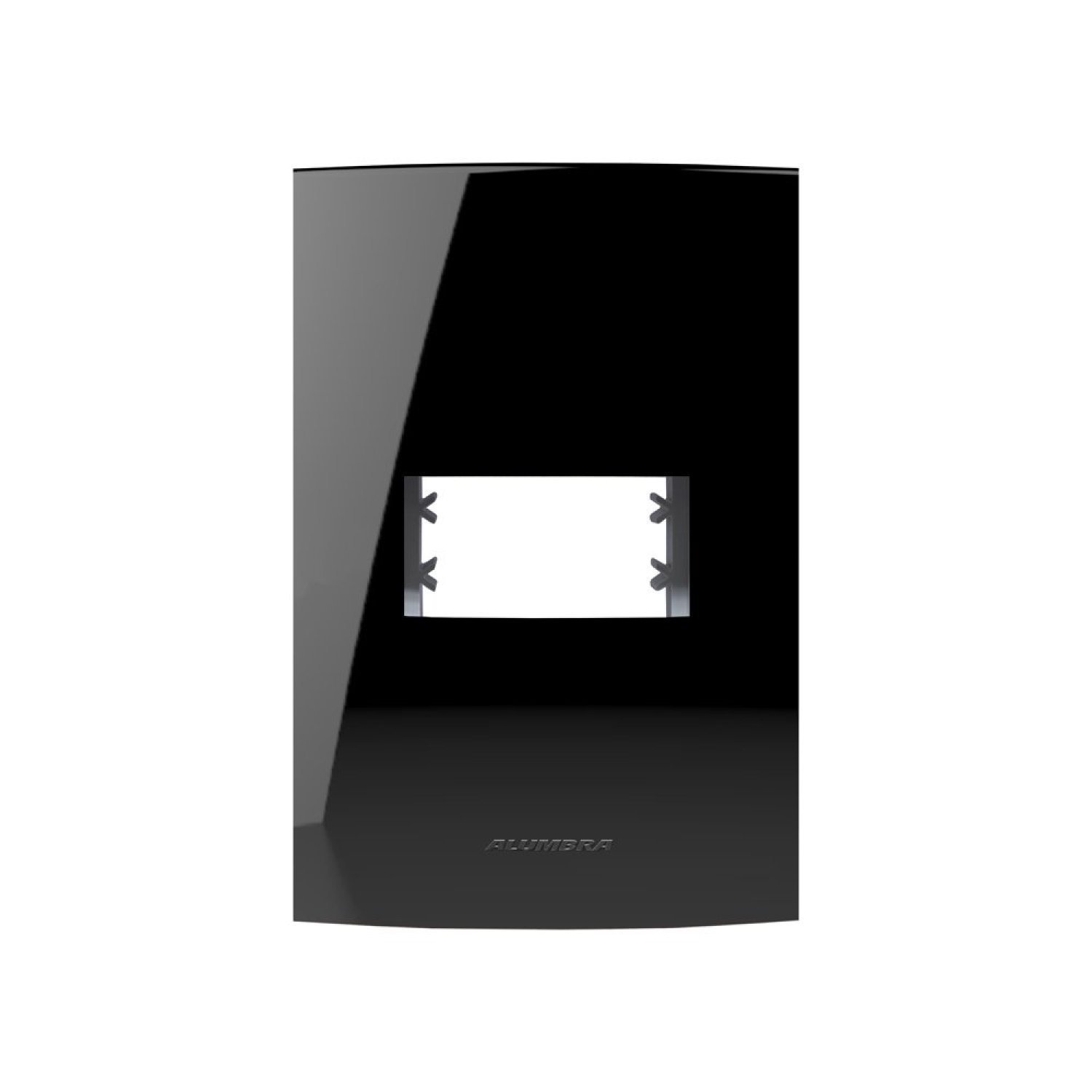 Placa 4X2 com Suporte Para 1 Módulo Inova Pro Class Alumbra - 1