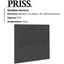 Ver imagem 3 de Cabeceira Solteiro 90 cm Priss Linho SL 74 Peer