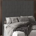 Ver imagem 2 de Cabeceira Solteiro 90 cm Priss Linho SL 74 Peer