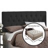 Cabeceira Cama Casal 1,40 Suspensa Lavínia Preto Sued Dobravel - 6