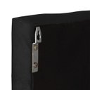 Ver imagem 7 de Cabeceira Cama Casal 1,40 Suspensa Lavínia Preto Sued Dobravel