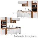 Ver imagem 6 de Cozinha Modulada Balcao Pia 251 Cm Vitoria Armoveis - Cinamomo Branco