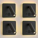 Ver imagem 1 de 4 Arandela Direcionável Led Leitura Sala Usb e Usb-c Bet84
