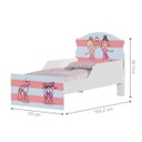 Ver imagem 3 de Cama Infantil Bailarinas Meninas com Colchão Mini Cama