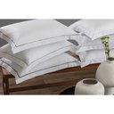 Ver imagem 2 de Jogo de Cama 4 Peças 300 Fios Algodão Branco/Fend Festonê Lázio Kacyumara - Casa k