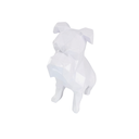 Ver imagem 4 de Schnauzer Sentado Miniatura Geométrico Decoração 3d:branco