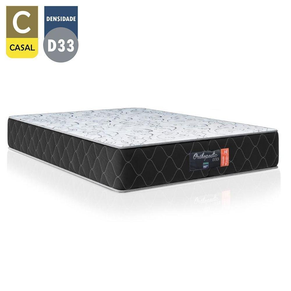 Cama Box Baú Casal + Colchão Semi Ortopédico Extra Firme Espuma D33 Prime Colchões 138x188x72 - 5