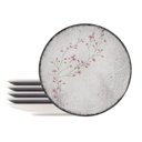 Ver imagem 1 de Jogo 6 Pratos Rasos Porcelana Floralis Tramontina 25cm Mesa Posta Restaurante Eventos
