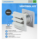 Ver mais imagens de Exaustor Kit Ventilador Axial Kexb 100mm 127v - Ventisol