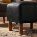 Ver imagem 6 de Puff Decorativo Verso 45x51 cm Pes Madeira Courino Tcs 724 Moll