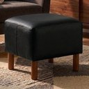 Ver imagem 2 de Puff Decorativo Verso 45x51 cm Pes Madeira Courino Tcs 724 Moll